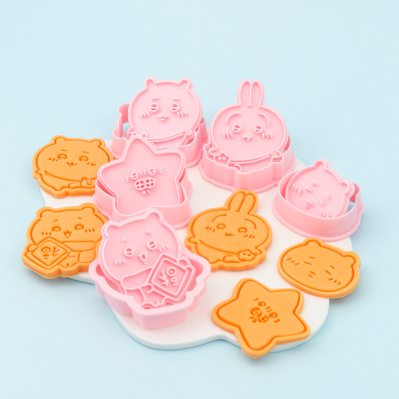 Kitchen Baking Supplies - แม่พิมพ์กดคุกกี้ 3D ลายการ์ตูนน่ารัก ชิคาวะ อนิเมะ อุซากิ