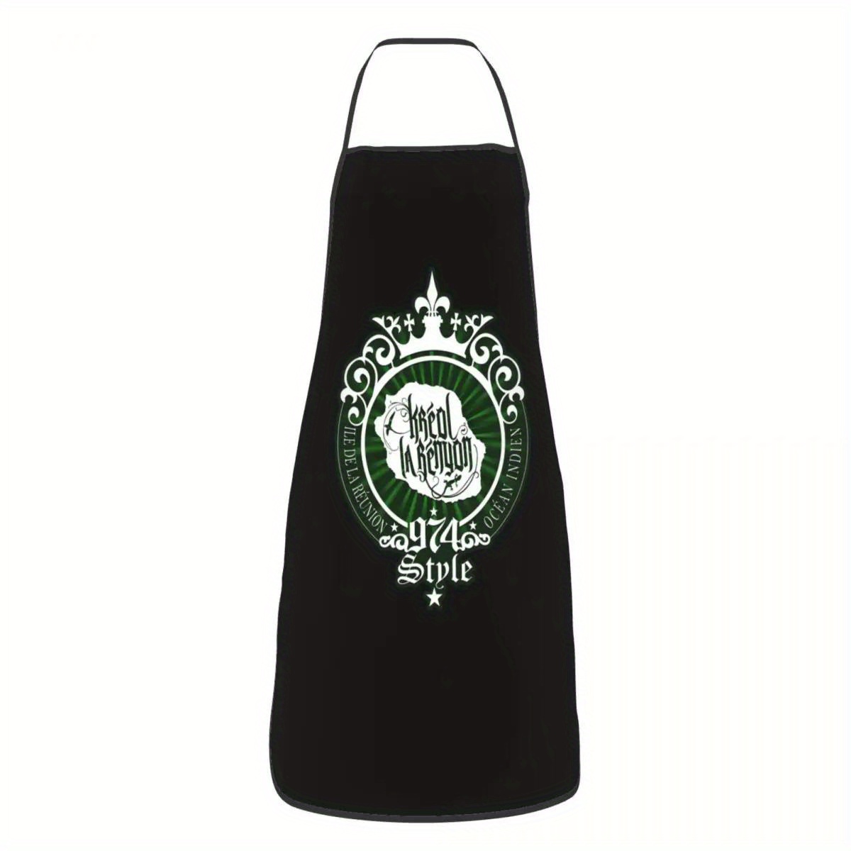 Kitchen Baking Island - ผ้ากันเปื้อนแบบผูกคอสไตล์ Kreol Reunion Island 974 1