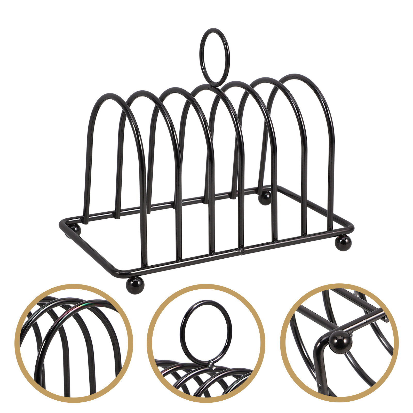 Kitchen Baking Rack - ที่วางขนมปังสแตนเลสอเนกประสงค์พร้อมช่องแยกอิสระสำหรับวางขนมปังปิ้ง สำหรับทำขนมปัง อบขนม และในครัว