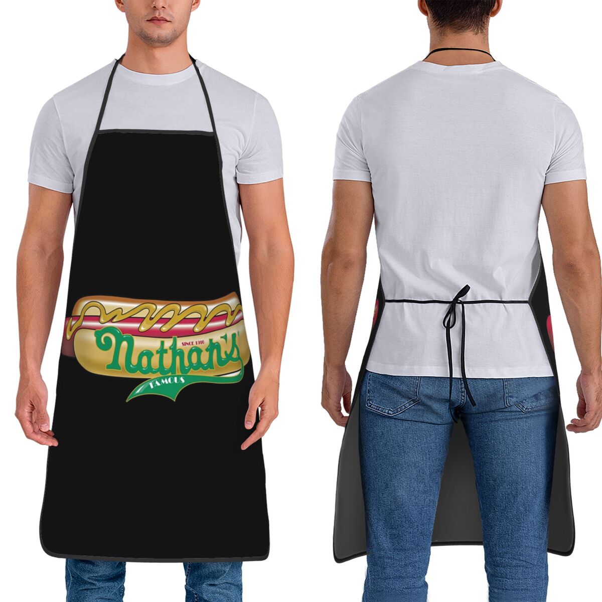 Kitchen Baking Island - ผ้ากันเปื้อนนัทันส์ คูนีย์ไอส์แลนด์ (3) สำหรับเชฟทำอาหาร อบขนม กันน้ำ