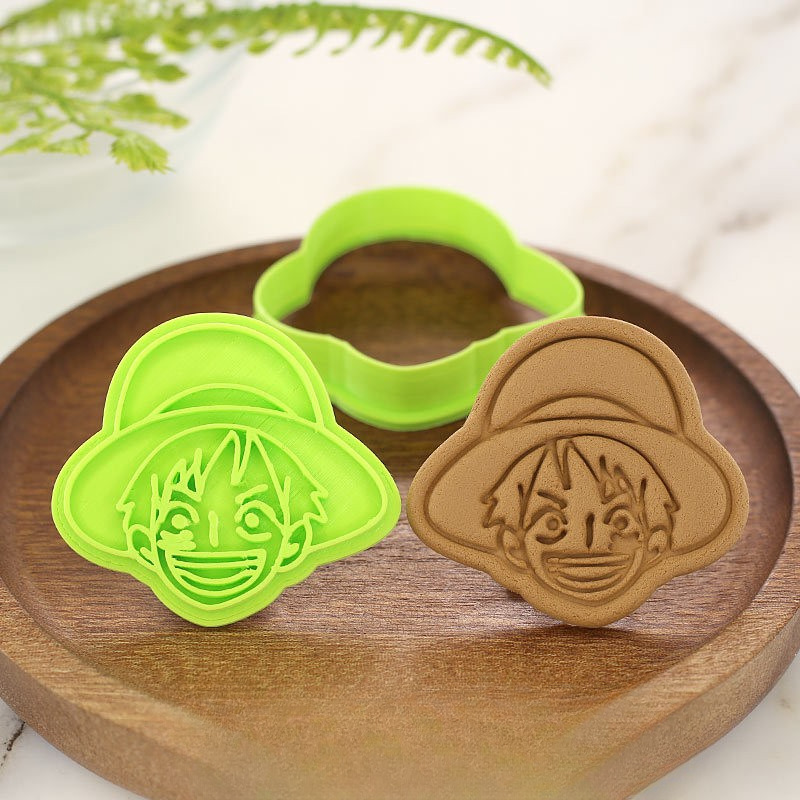 Kitchen For Baking - แม่พิมพ์ทำขนมวันพีซ ลูฟี่ โซโล ช็อปเปอร์ รูปหัวกะโหลก แม่พิมพ์คุกกี้