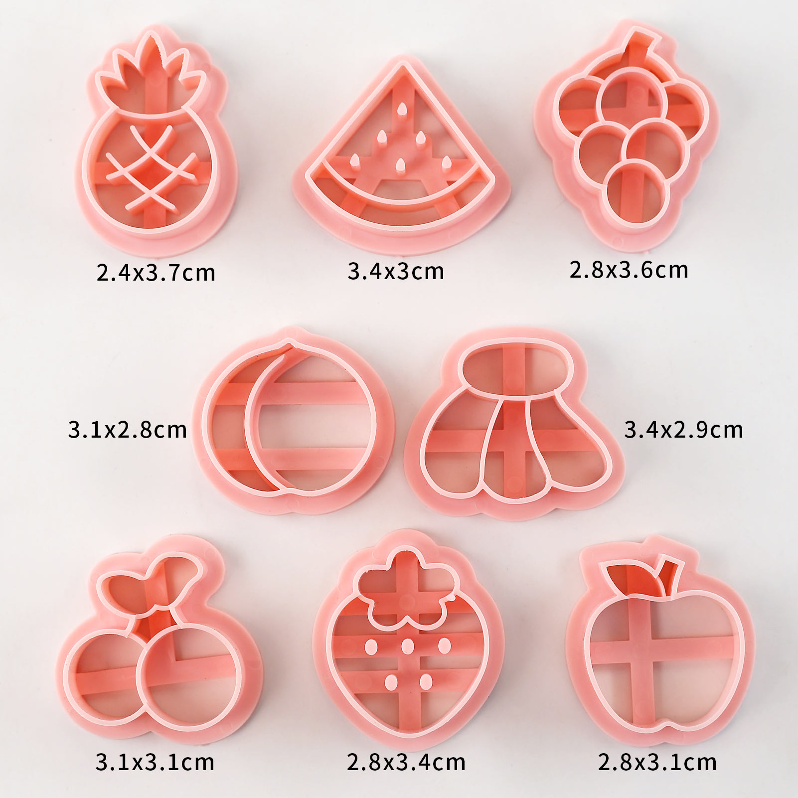 8 ชิ้นน่ารักผลไม้ Cookie Cutte - Kitchen Baking Cookies บทวิจารณ์และราคา