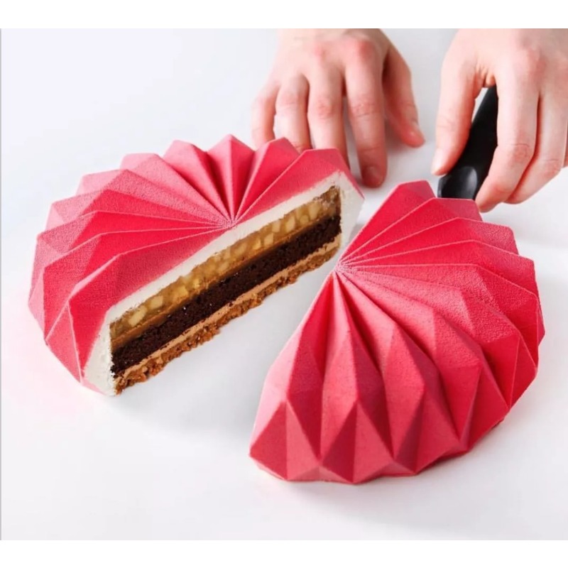 3D รอบมูสฝรั่งเศสเค้กซิลิโคนแม - Kitchen Baker บทวิจารณ์และราคา
