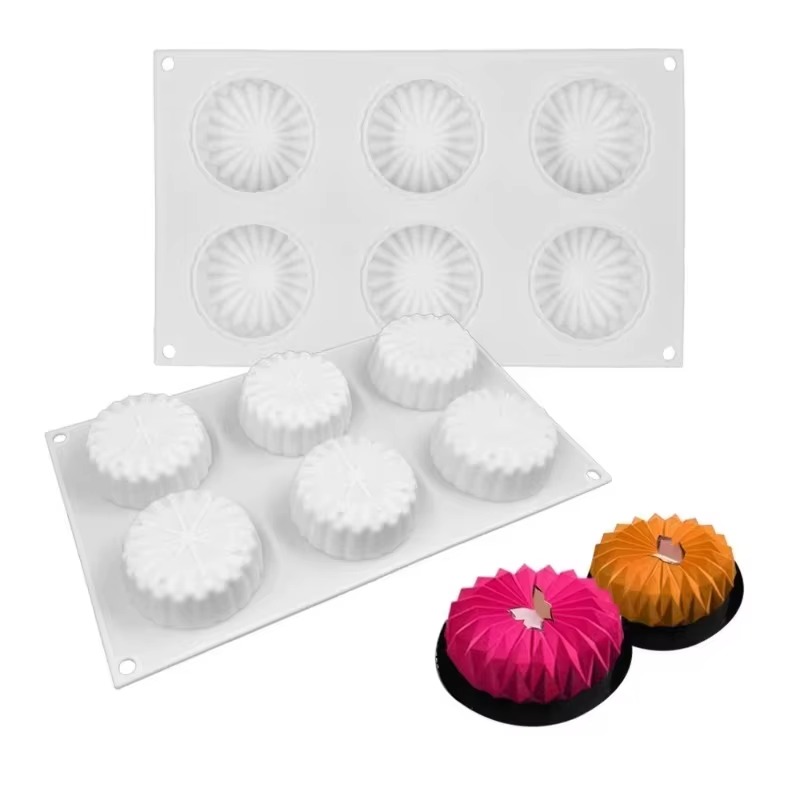 3D รอบมูสฝรั่งเศสเค้กซิลิโคนแม - Kitchen Baker บทวิจารณ์และราคา