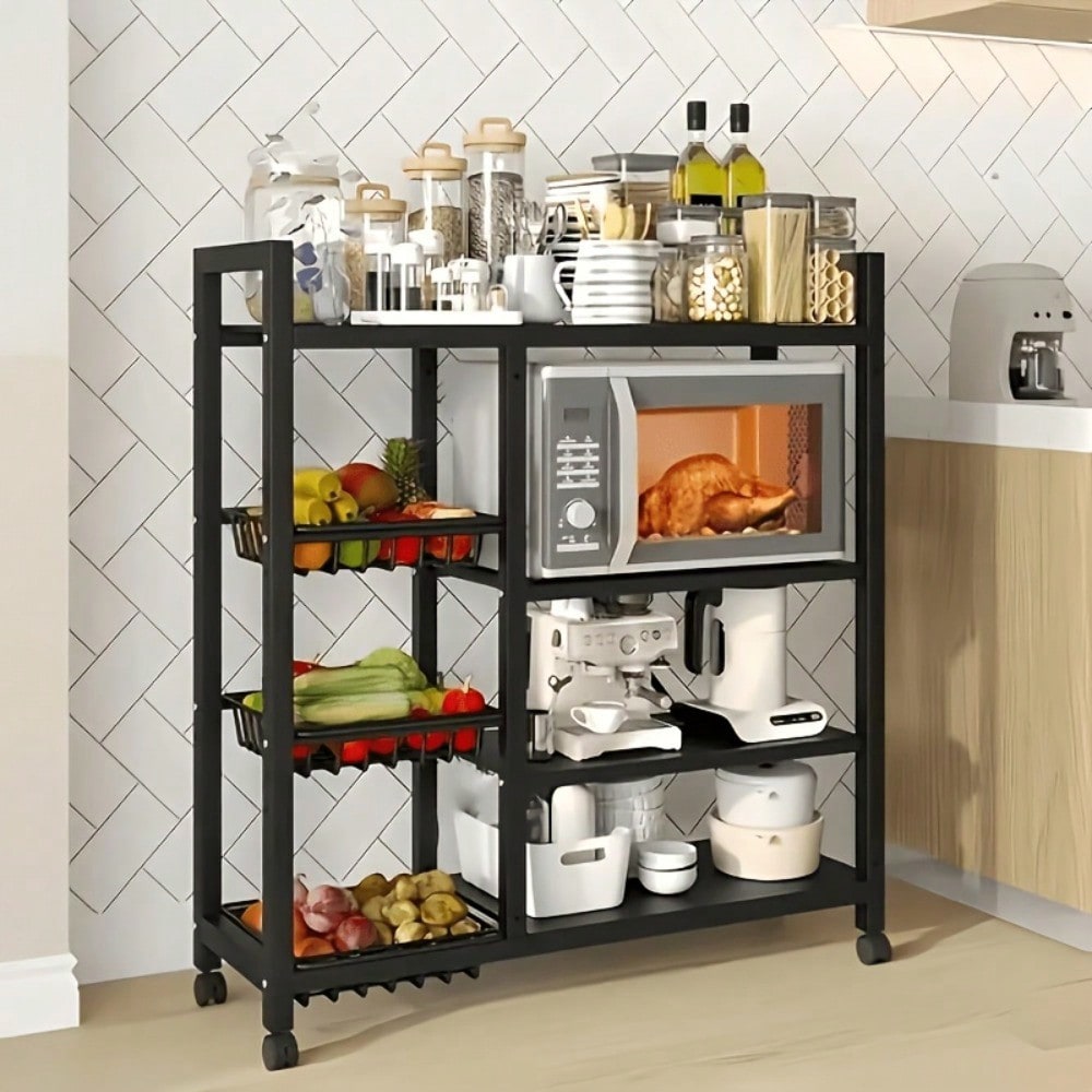 ชั้นวางของในครัวแบบเคลื่อนย้าย - Kitchen Baking Island บทวิจารณ์และราคา