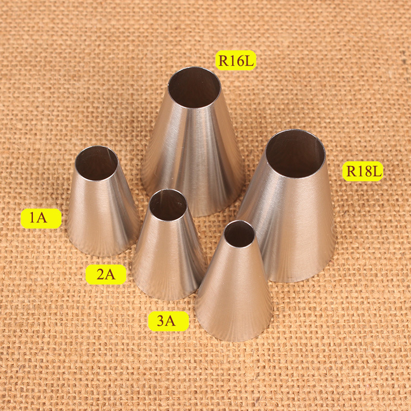 5 ชิ้น/เซ็ตขนาดใหญ่รอบท่อหัวฉี - Kitchen And Baking Equipment บทวิจารณ์และราคา