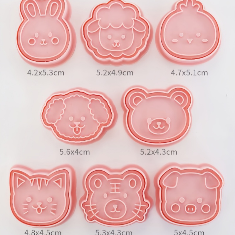 แม่พิมพ์คุกกี้รูปสัตว์ 8 ชิ้น/ - Kitchen Baking Cookies บทวิจารณ์และราคา
