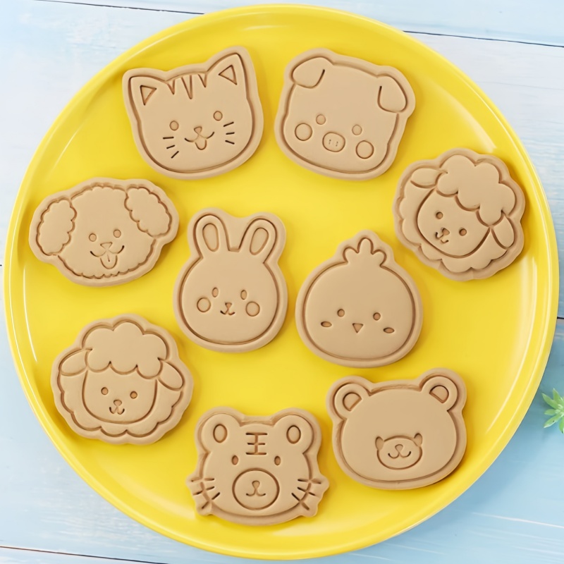 แม่พิมพ์คุกกี้รูปสัตว์ 8 ชิ้น/ - Kitchen Baking Cookies บทวิจารณ์และราคา