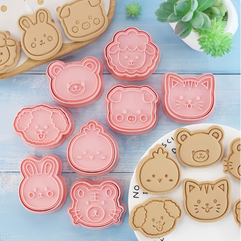 แม่พิมพ์คุกกี้รูปสัตว์ 8 ชิ้น/ - Kitchen Baking Cookies บทวิจารณ์และราคา