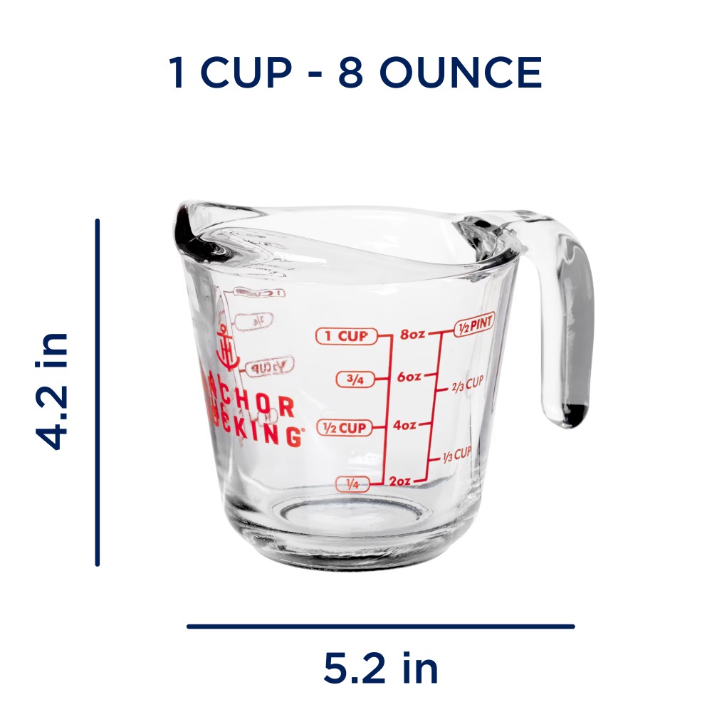 ชุดถ้วยตวงแก้ว 2 ชิ้น พร้อมด้า - Kitchen For Baking บทวิจารณ์และราคา