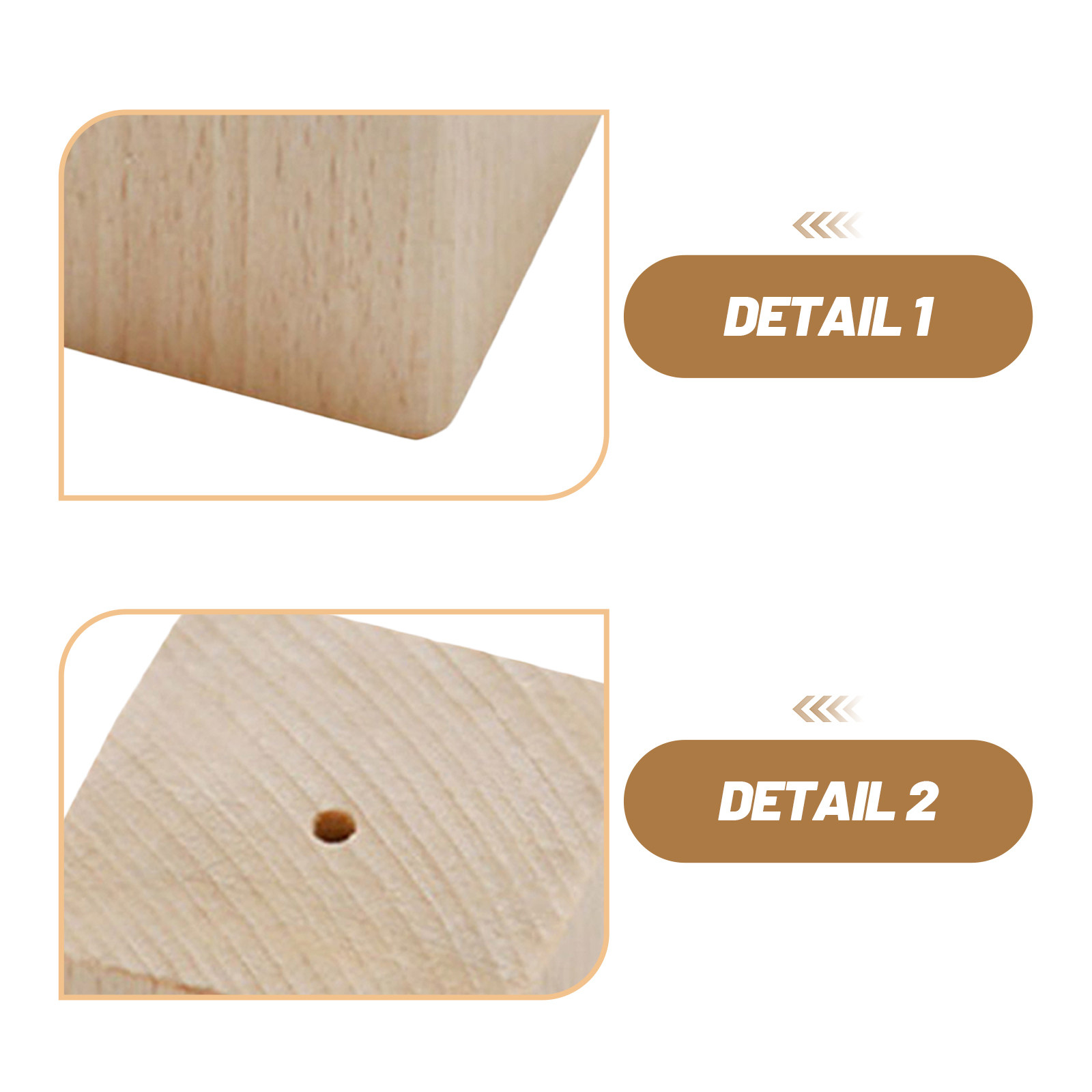 แท่นวางดอกไม้ไม้ 2 ชิ้น สำหรับ - Kitchen Baking Supplies บทวิจารณ์และราคา