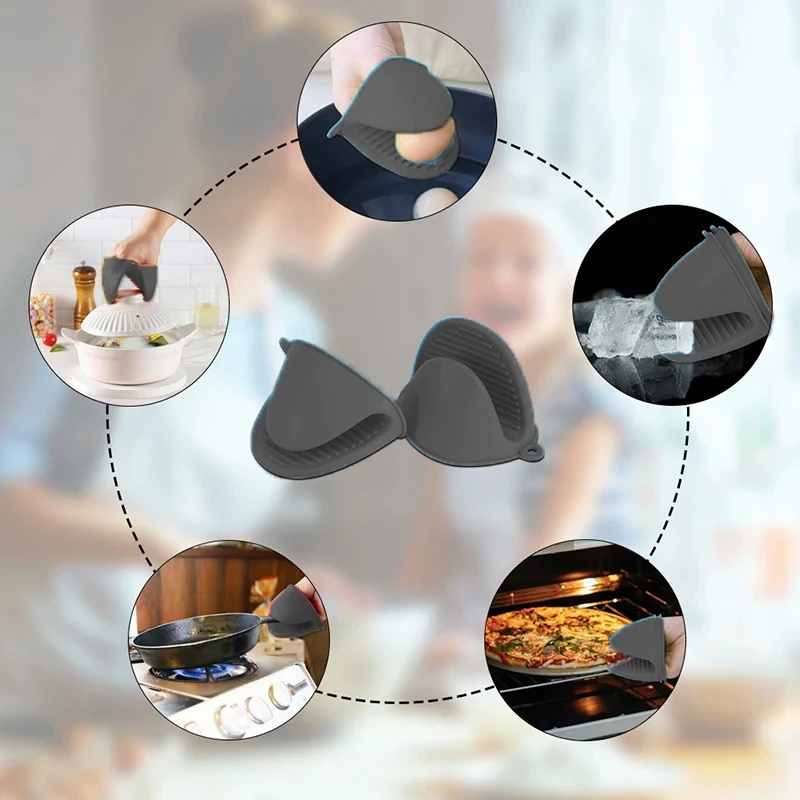 ถุงมือกันความร้อนซิลิโคนขนาดเล - Kitchen Baking Rack บทวิจารณ์และราคา