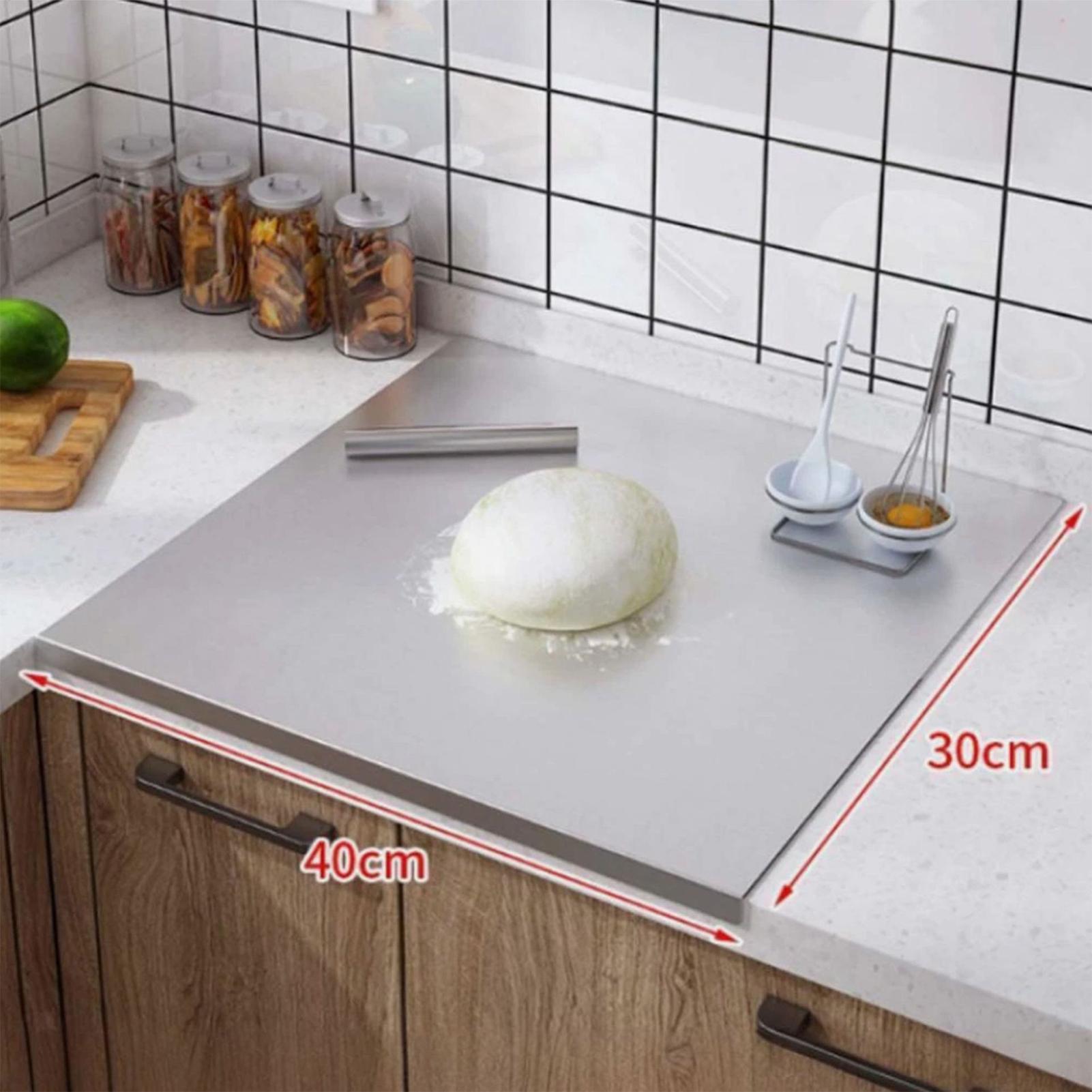 เขียงสแตนเลสแบบไม่ติดกระทะสองด - Kitchen For Baking บทวิจารณ์และราคา
