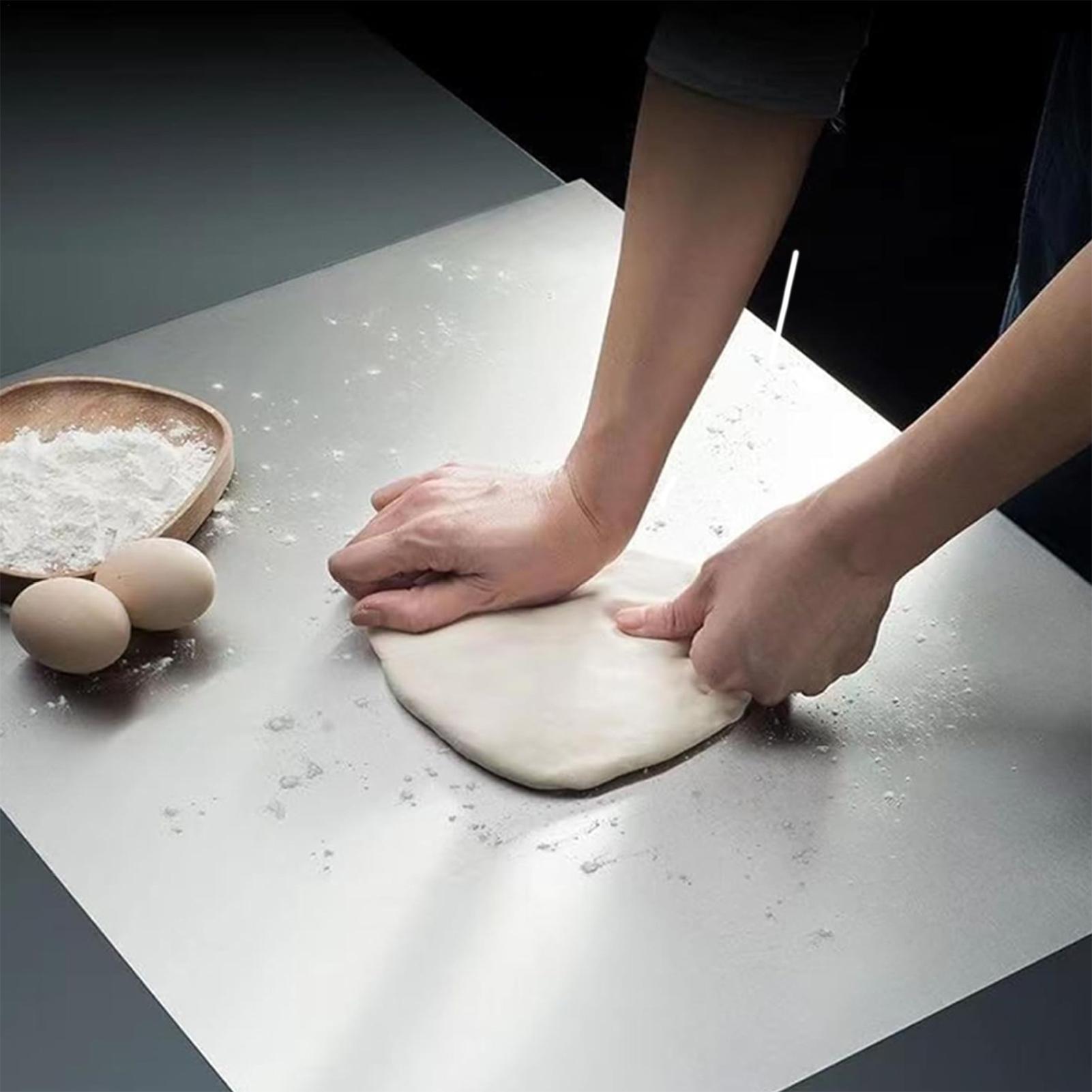 เขียงสแตนเลสแบบไม่ติดกระทะสองด - Kitchen For Baking บทวิจารณ์และราคา