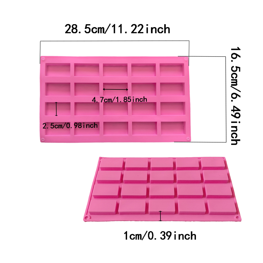 แม่พิมพ์ซิลิโคนสี่เหลี่ยม 20 ช - Silicone Cake Mold บทวิจารณ์และราคา