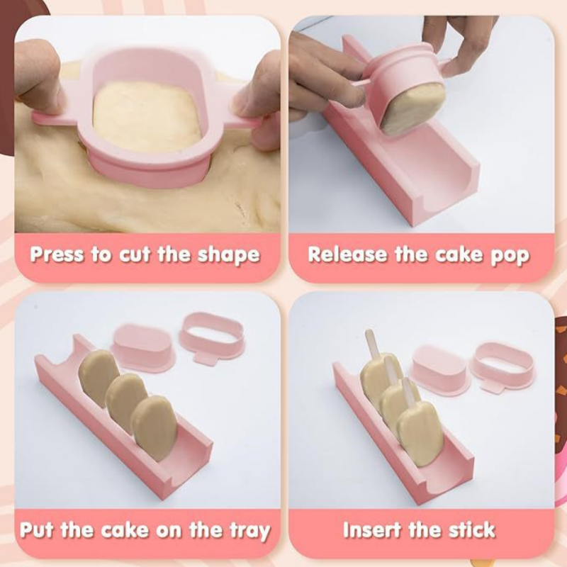 ชุดแม่พิมพ์เค้กป๊อปพร้อมถาด ไม - Kitchen Baking Supplies บทวิจารณ์และราคา
