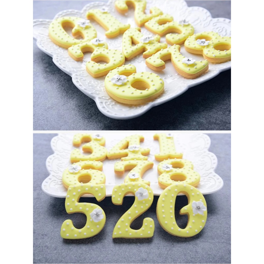 เครื่องตัดคุกกี้รูปตัวเลข แม่พ - Kitchen Baking Cookies บทวิจารณ์และราคา