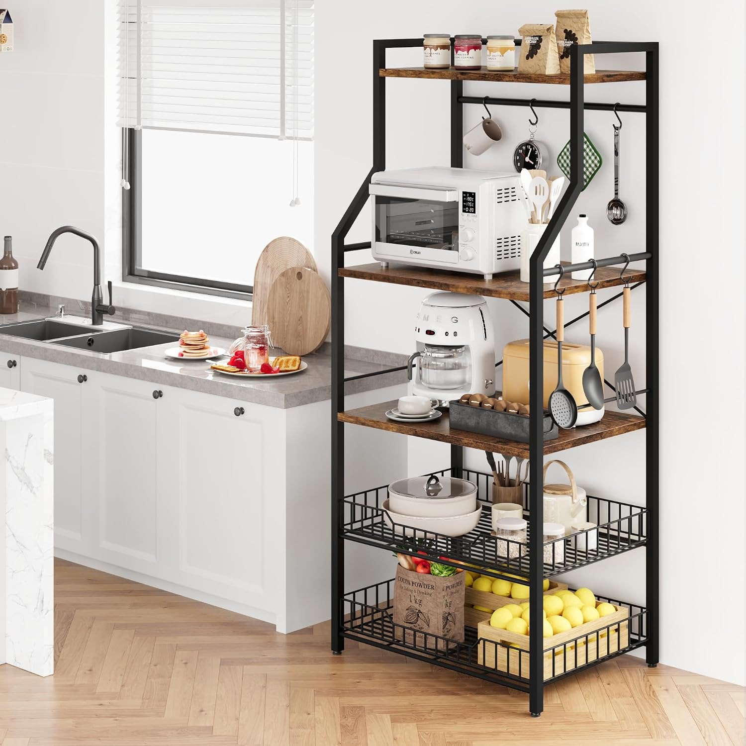 ชั้นวางของในครัวแบบ 5 ชั้น พร้ - Kitchen Baking Rack บทวิจารณ์และราคา