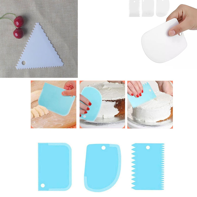 เค้กพลาสติก Scraper ชุดเบเกอรี - Fondant Smoother Set บทวิจารณ์และราคา