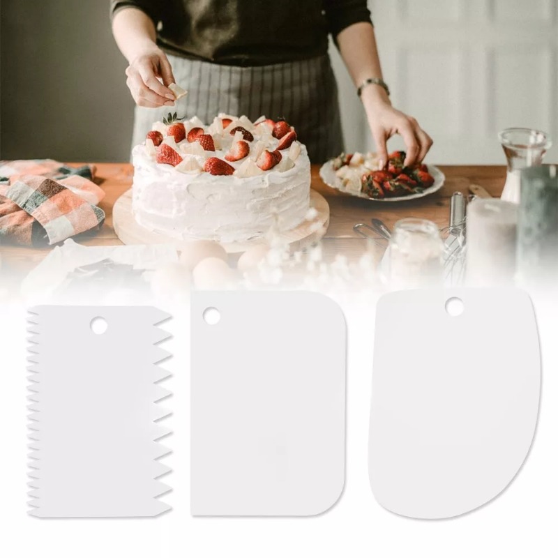 เค้กพลาสติก Scraper ชุดเบเกอรี - Fondant Smoother Set บทวิจารณ์และราคา