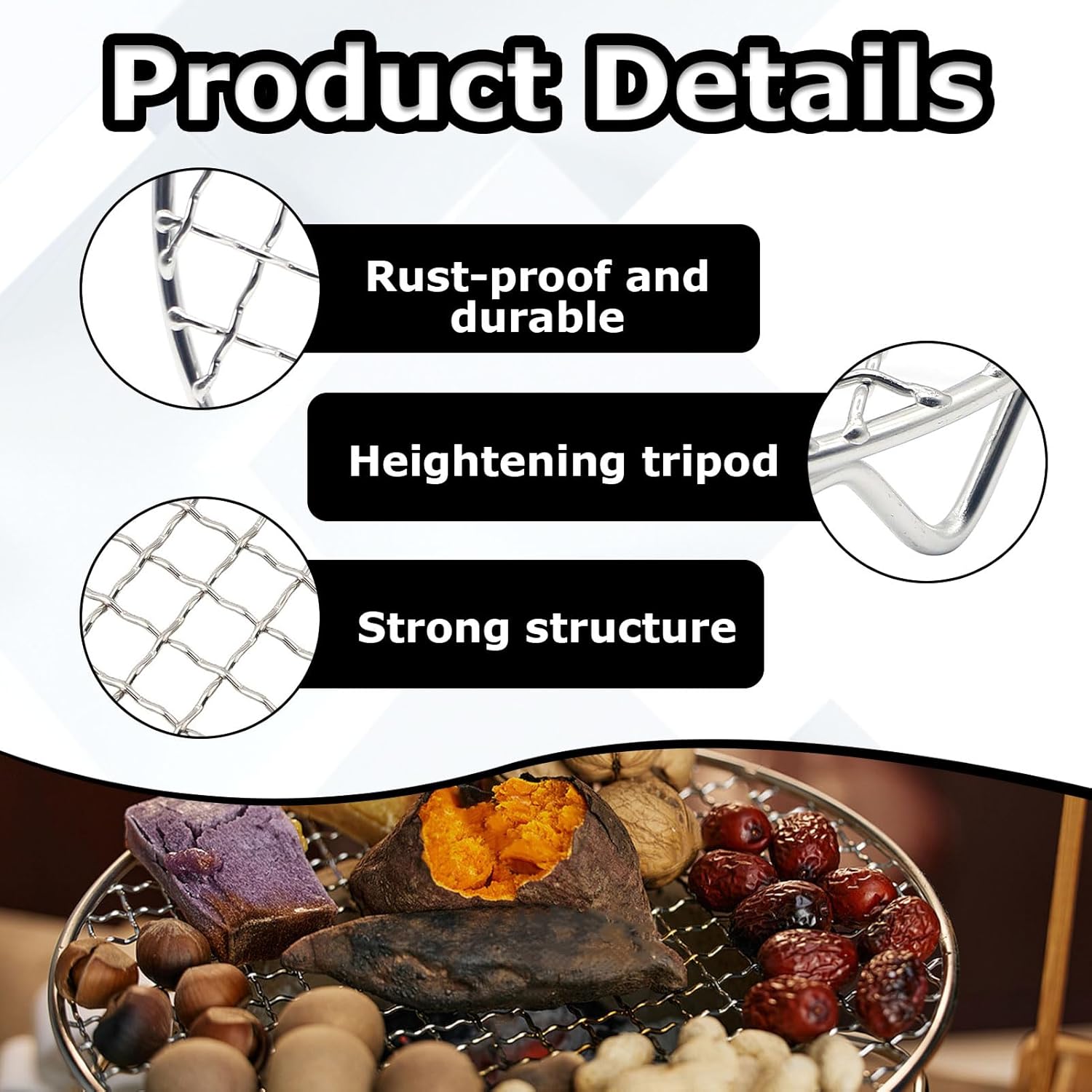 ตะแกรงระบายความร้อนทรงกลมขนาด  - Cooling Rack Wire บทวิจารณ์และราคา