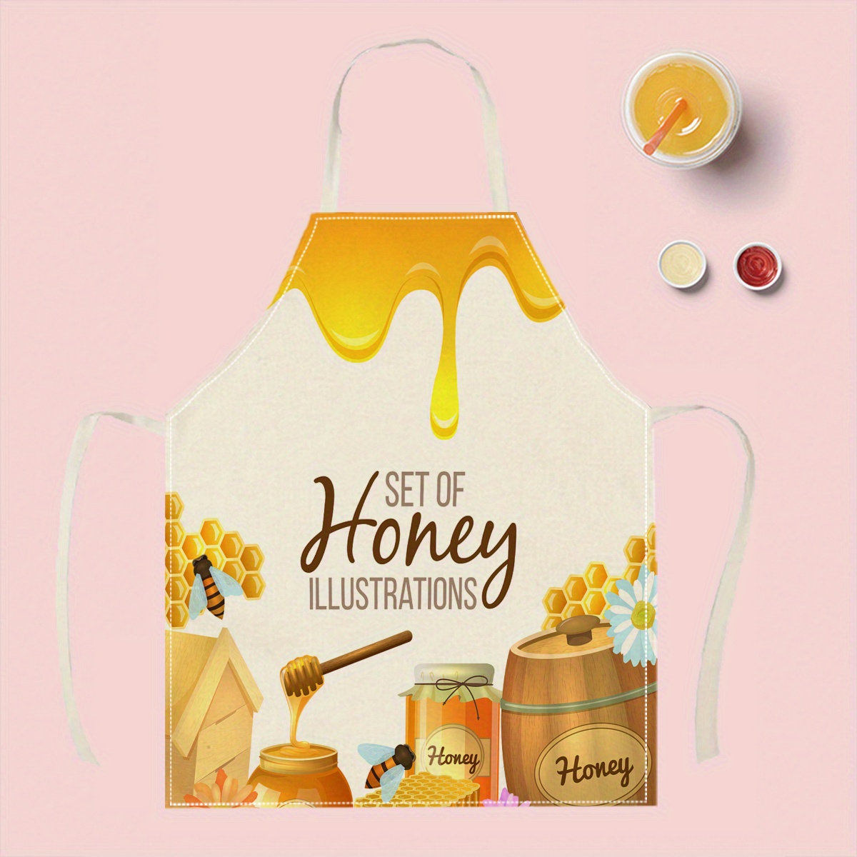ผ้ากันเปื้อนลายผึ้งน่ารัก 1 ชิ - Kitchen Baking Ideas บทวิจารณ์และราคา