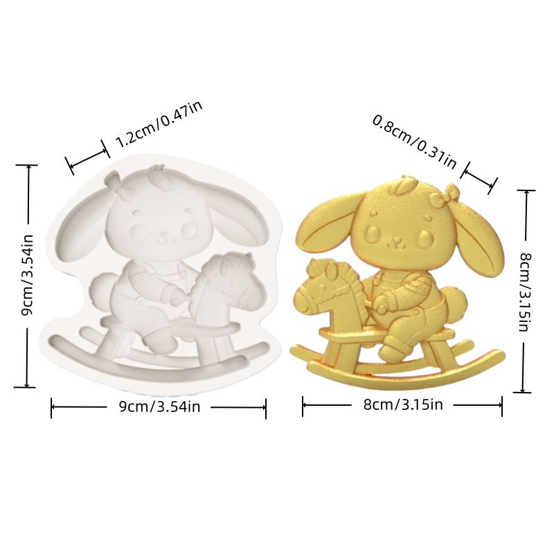 แม่พิมพ์ซิลิโคนลายกระต่ายแสนสน - Silicone Cake Mold บทวิจารณ์และราคา