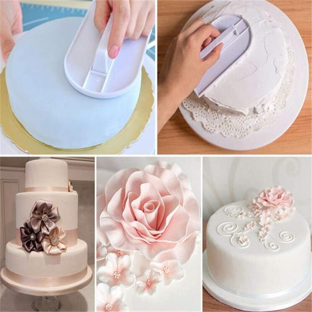 เค้กพลาสติก Smoother DIY Fonda - Fondant Smoother Set บทวิจารณ์และราคา