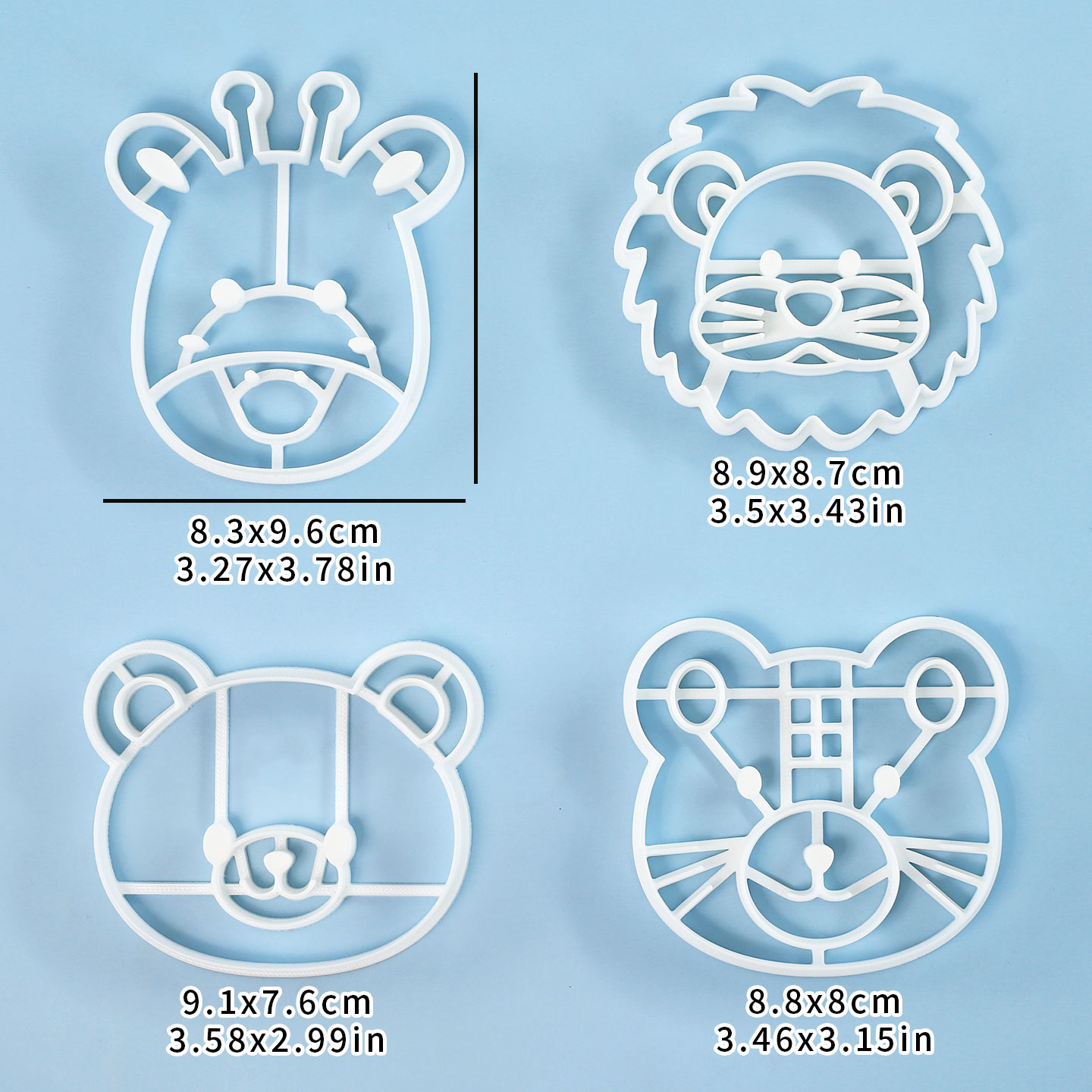ชุดตัวตัดคุกกี้รูปสัตว์ 4 ชิ้น - Kitchen Baking Cookies บทวิจารณ์และราคา