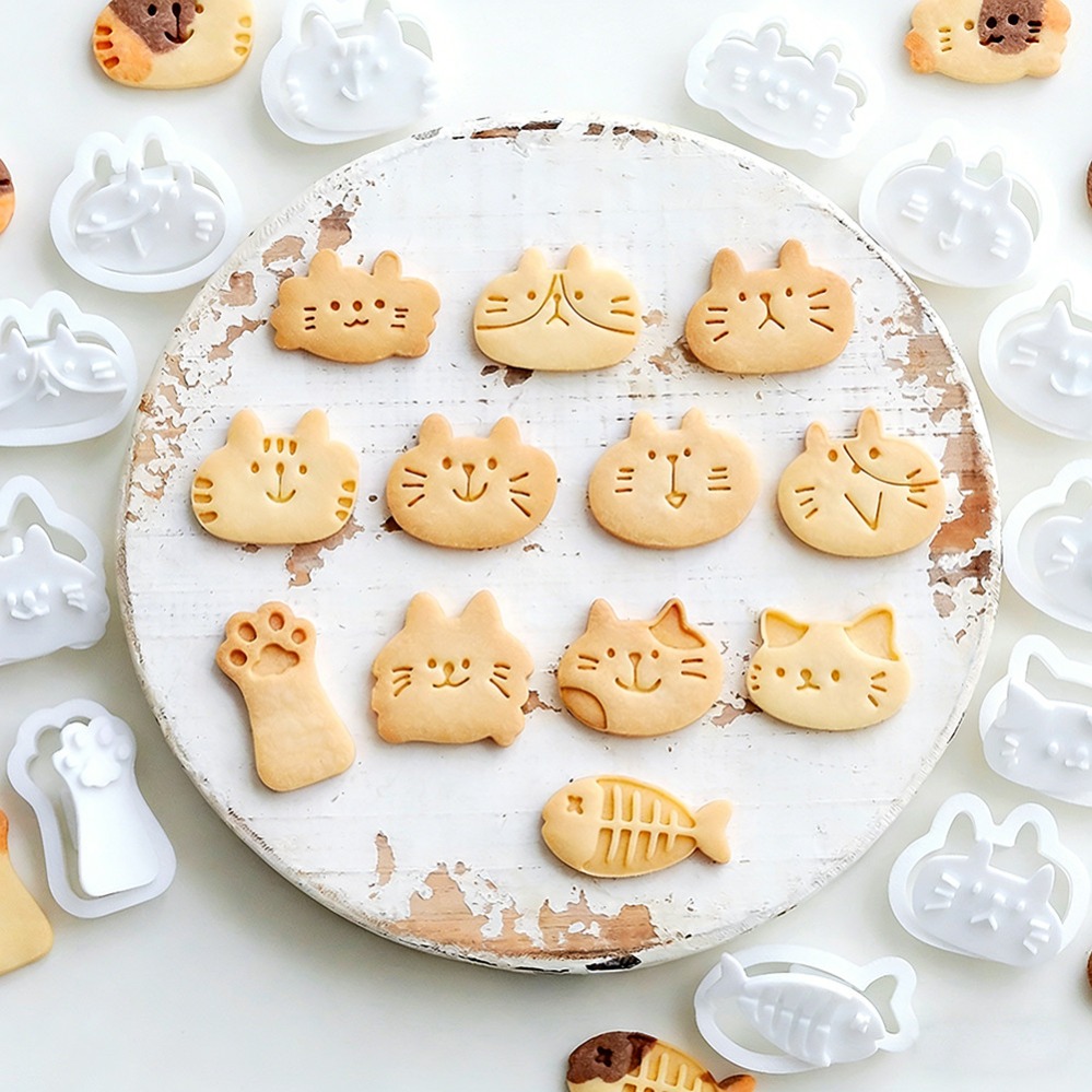 แม่พิมพ์คุกกี้รูปแมวน่ารัก DIY - Kitchen Baking Cookies บทวิจารณ์และราคา