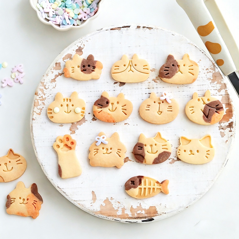 แม่พิมพ์คุกกี้รูปแมวน่ารัก DIY - Kitchen Baking Cookies บทวิจารณ์และราคา