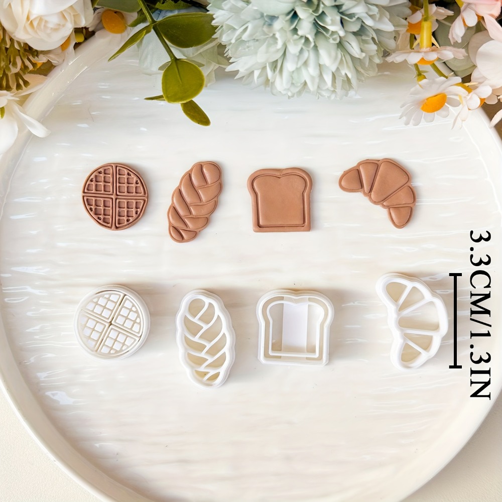 ชุดเครื่องตัดคุกกี้รูปขนมปัง 4 - Kitchen Baking Cookies บทวิจารณ์และราคา