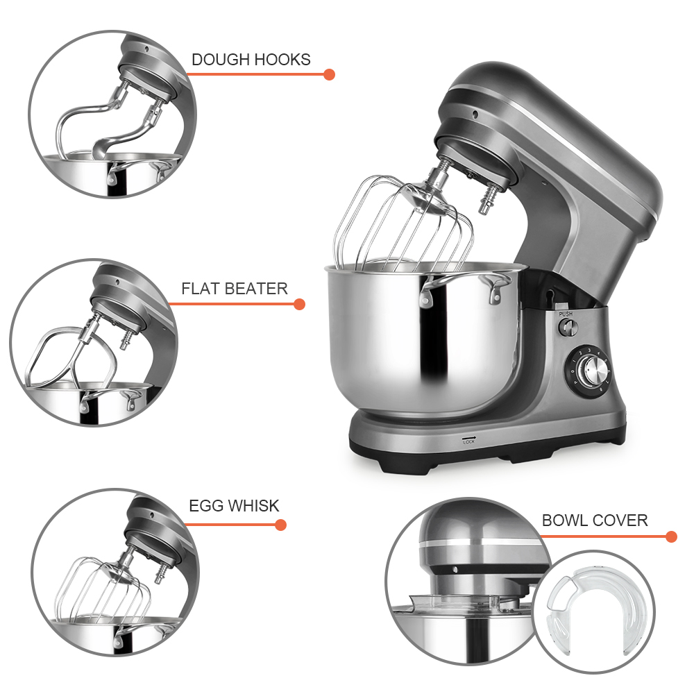 เครื่องผสมอาหารไฟฟ้าขนาดใหญ่ 1 - Kitchen For Baking บทวิจารณ์และราคา