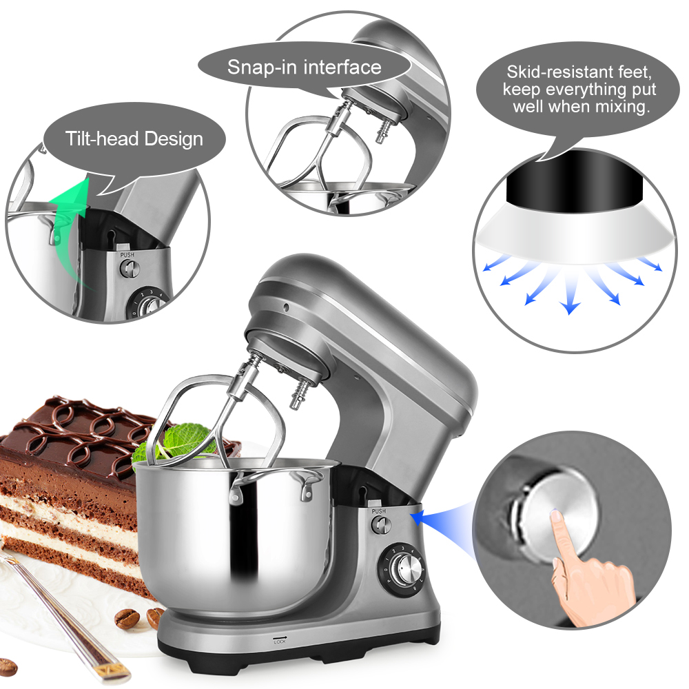 เครื่องผสมอาหารไฟฟ้าขนาดใหญ่ 1 - Kitchen For Baking บทวิจารณ์และราคา