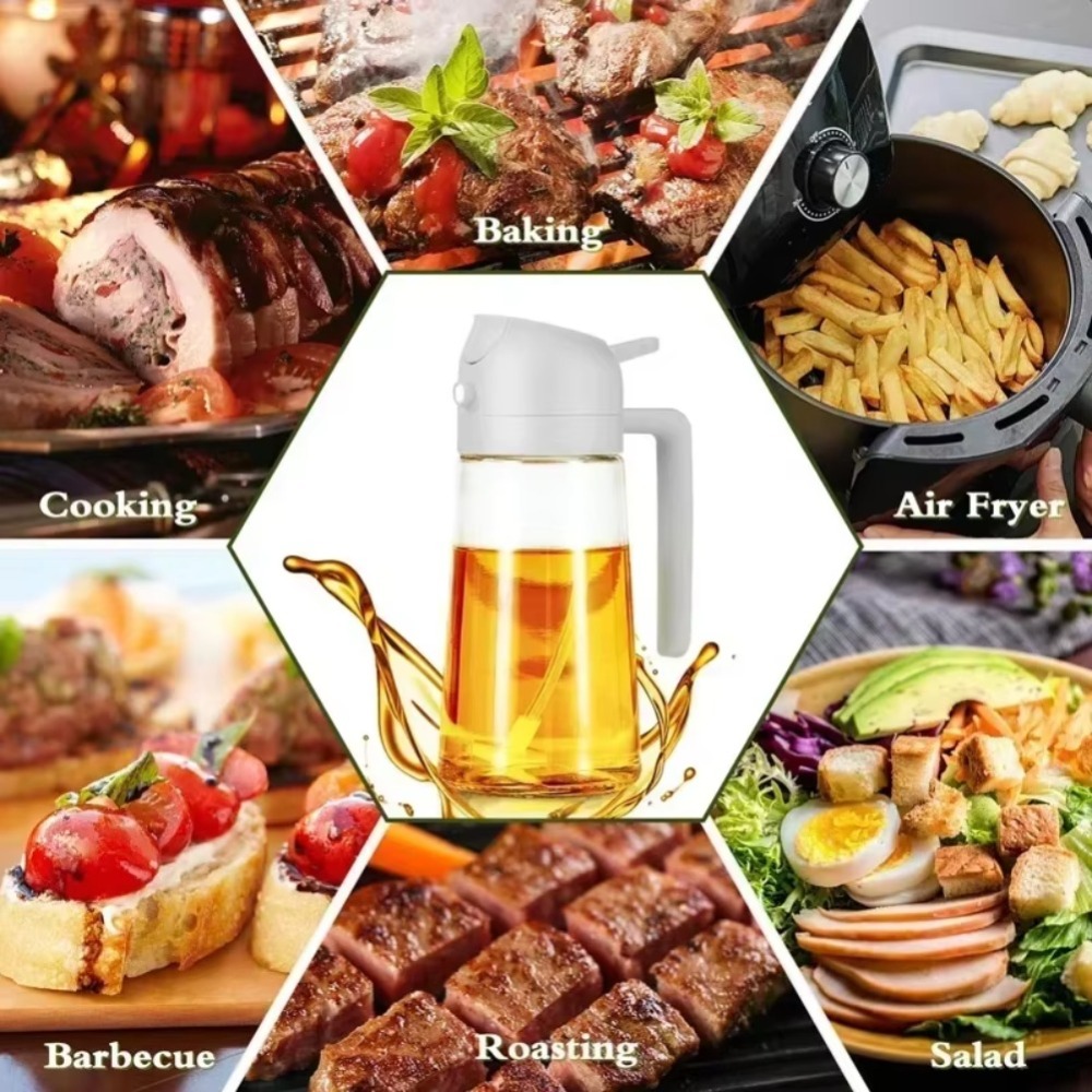 ขวดสเปรย์น้ำมันพลาสติก 2in1 ขน - Kitchen For Baking บทวิจารณ์และราคา