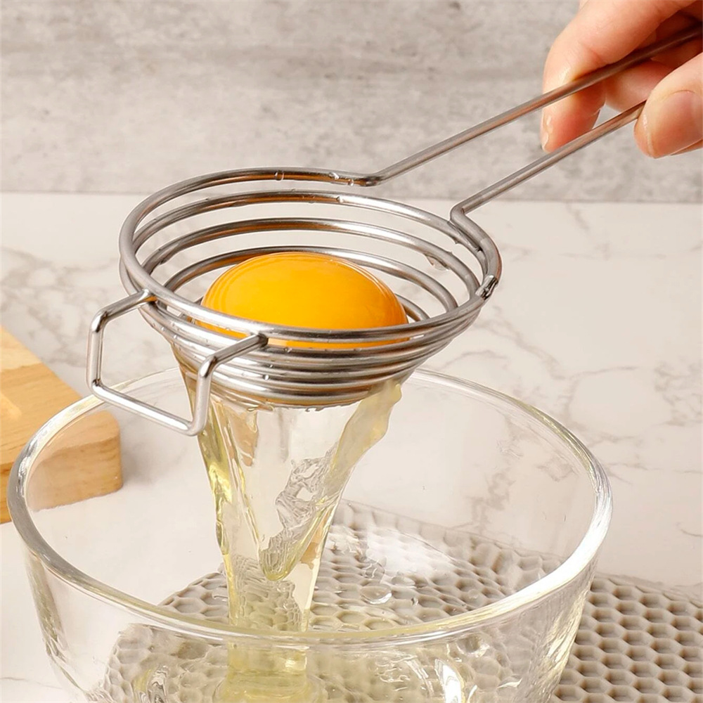 ที่แยกไข่ขาวสแตนเลสแบบด้ามยาว  - Kitchen Baker บทวิจารณ์และราคา