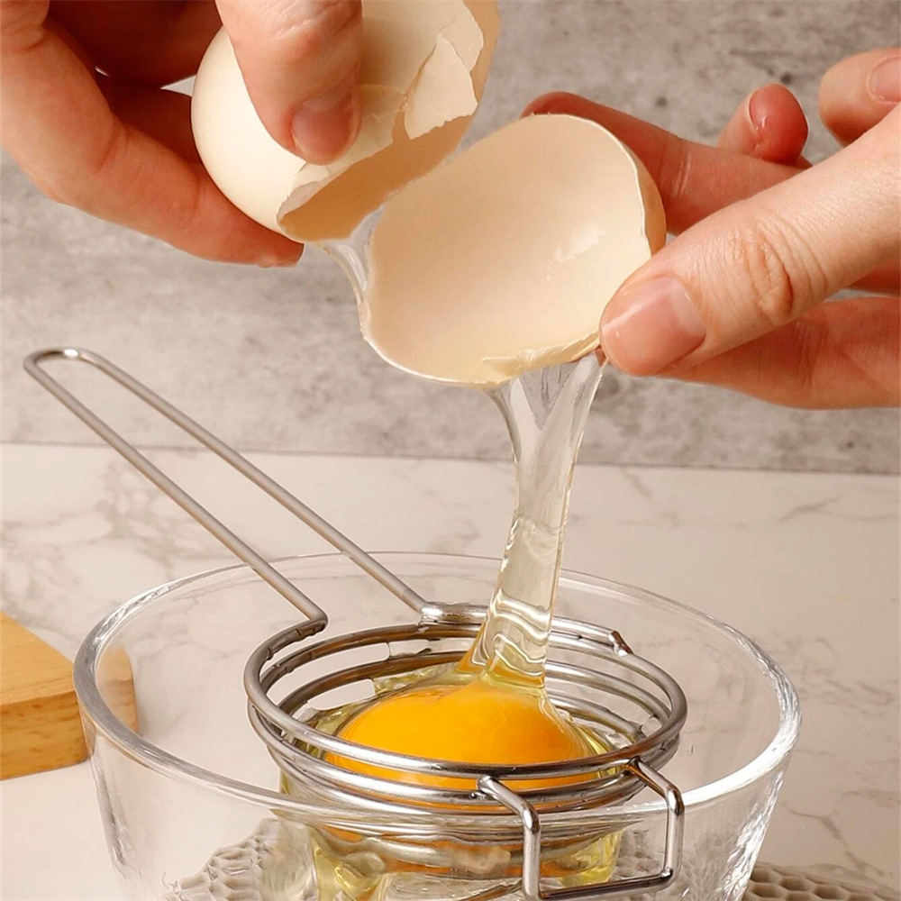 ที่แยกไข่ขาวสแตนเลสแบบด้ามยาว  - Kitchen Baker บทวิจารณ์และราคา