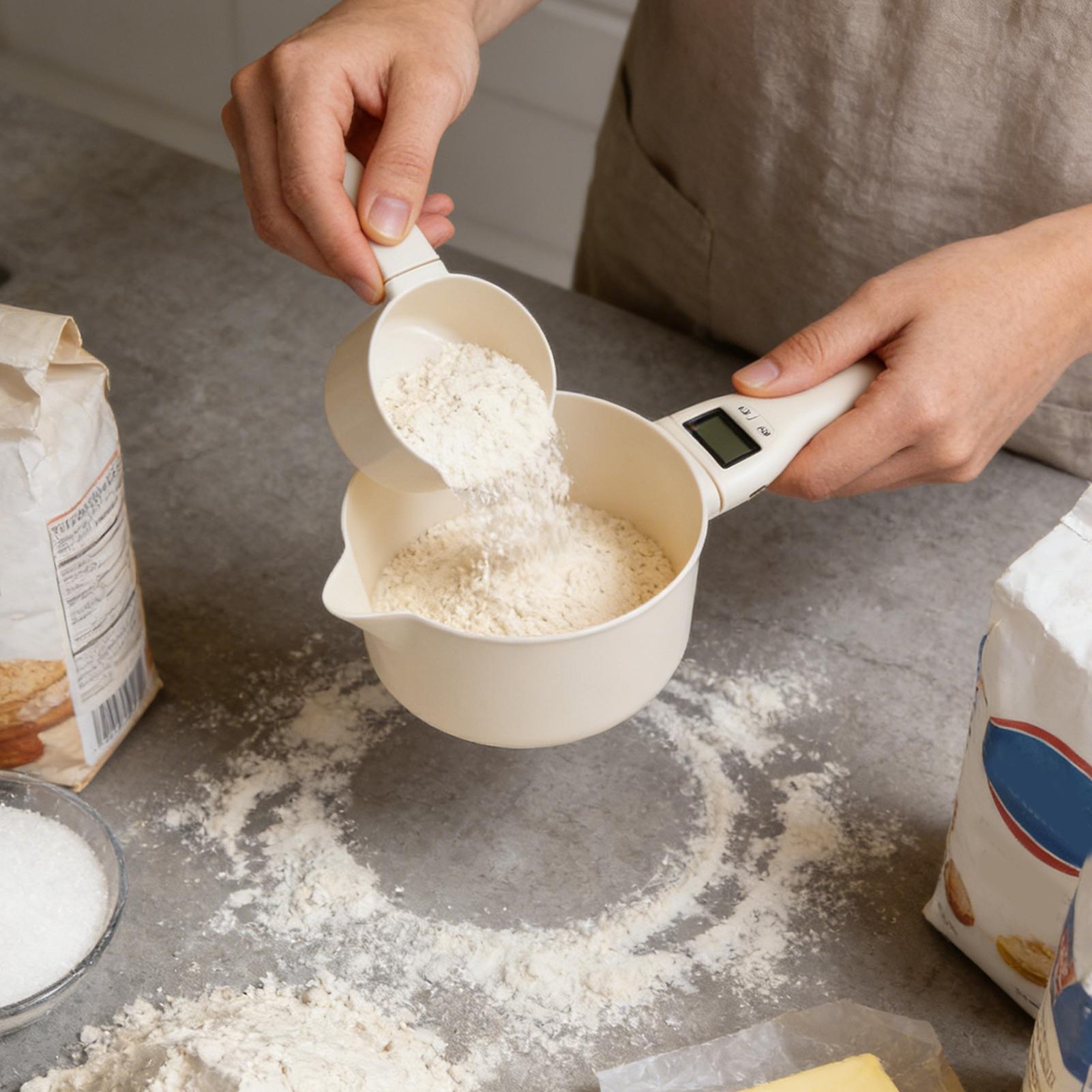 ช้อนตวงในครัวพร้อมจอ LCD ช้อนต - Kitchen Baker บทวิจารณ์และราคา