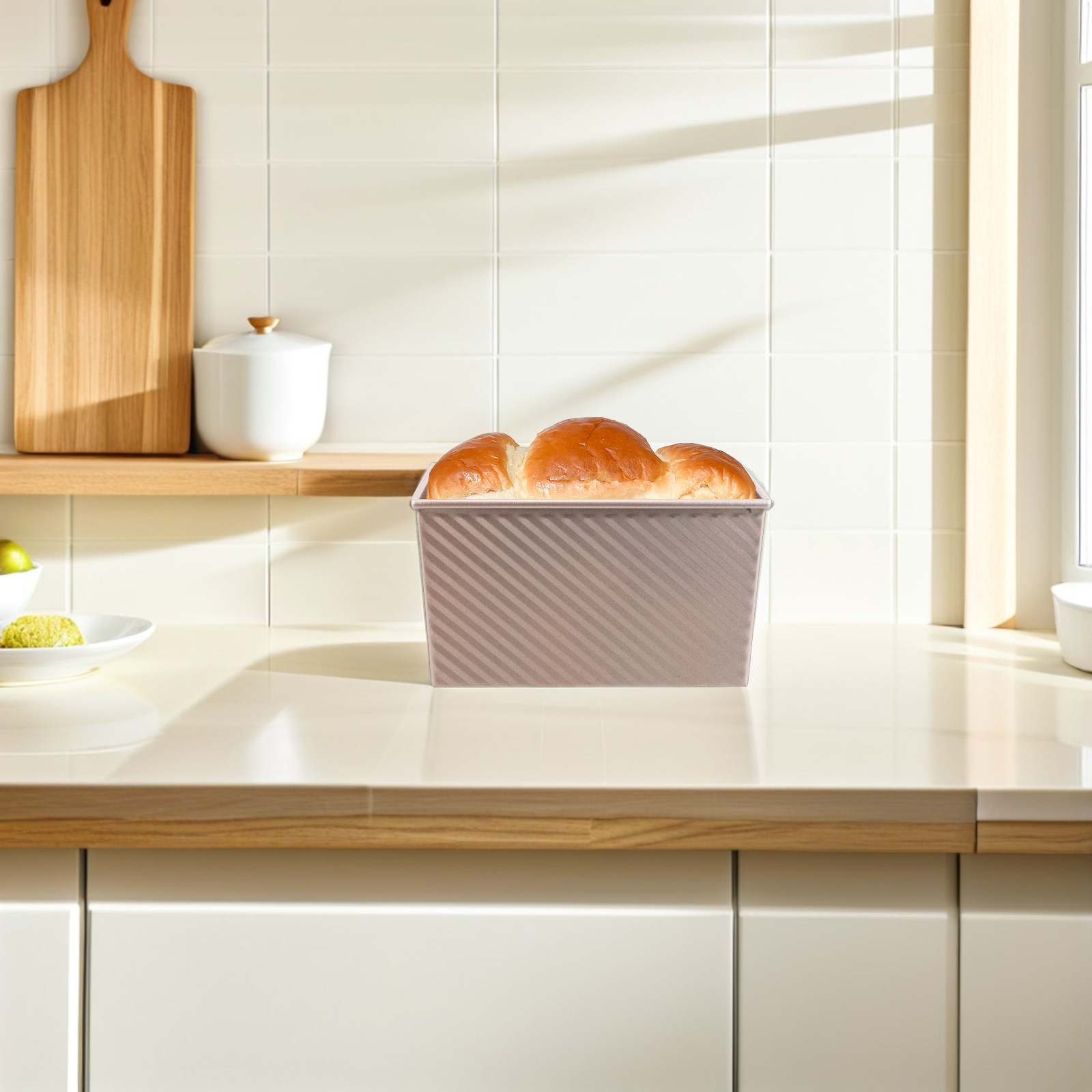 ถาดอบขนมปังสี่เหลี่ยมแบบไม่ติด - Kitchen Baking Supplies บทวิจารณ์และราคา