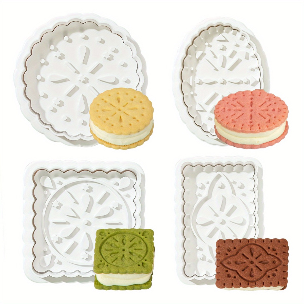 แม่พิมพ์คุกกี้แบบกดแม่พิมพ์คุก - Kitchen Baking Cookies บทวิจารณ์และราคา