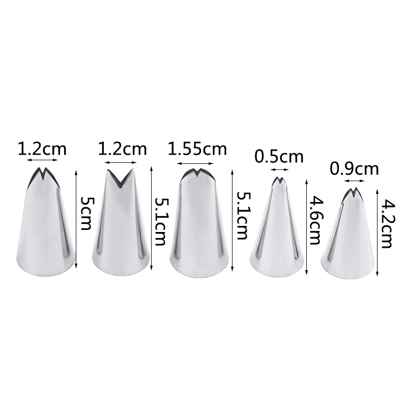 หัวฉีดรูปดอกกุหลาบดอกทิวลิป5ชิ - Kitchen Baking Decor บทวิจารณ์และราคา
