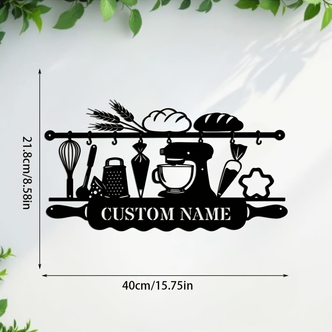 งานศิลปะติดผนังเหล็กสำหรับห้อง - Kitchen For Baking บทวิจารณ์และราคา