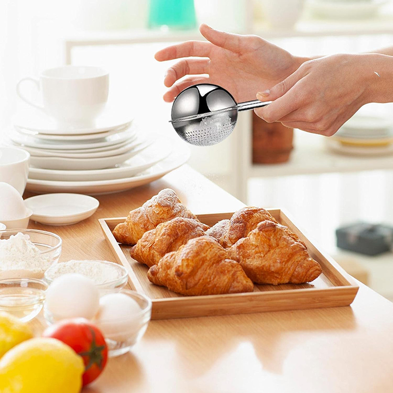ช้อนกรองแป้งสแตนเลส ช้อนตักแป้ - Kitchen Baker บทวิจารณ์และราคา