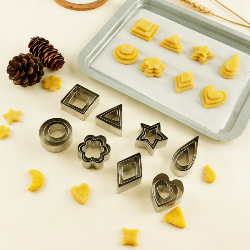 ชุดเครื่องตัดคุ้กกี้สแตนเลสขนา - Kitchen Baking Supplies บทวิจารณ์และราคา