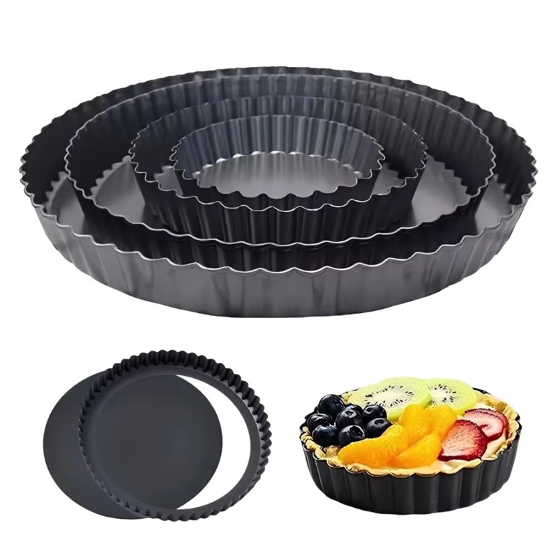 ถาดอบเค้กแบบถอดก้นได้ 1 ชิ้น ข - Kitchen And Baking Equipment บทวิจารณ์และราคา