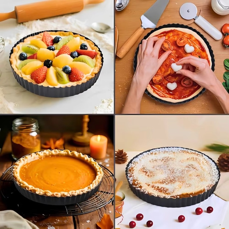 ถาดอบเค้กแบบถอดก้นได้ 1 ชิ้น ข - Kitchen And Baking Equipment บทวิจารณ์และราคา