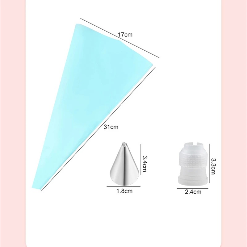 ชุดอุปกรณ์ตกแต่งเค้ก ถุงซิลิโค - Kitchen Baking Decor บทวิจารณ์และราคา