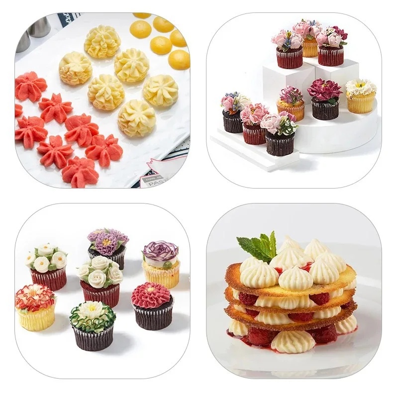 ชุดอุปกรณ์ตกแต่งเค้ก ถุงซิลิโค - Kitchen Baking Decor บทวิจารณ์และราคา