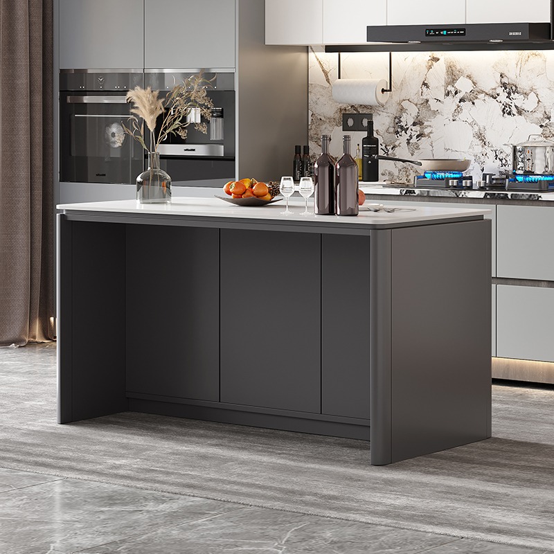 ตู้ครัวแบบเกาะกลางห้อง โต๊ะหิน - Kitchen Baking Island บทวิจารณ์และราคา